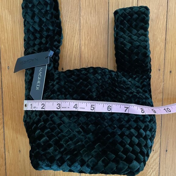 Naghedi, Kyoto Clutch Velvet, Emerald, NWT - Picture 8 of 13